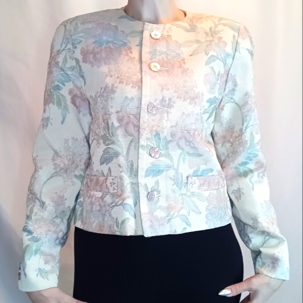 Conrad C. Collection Brocade Jacket.